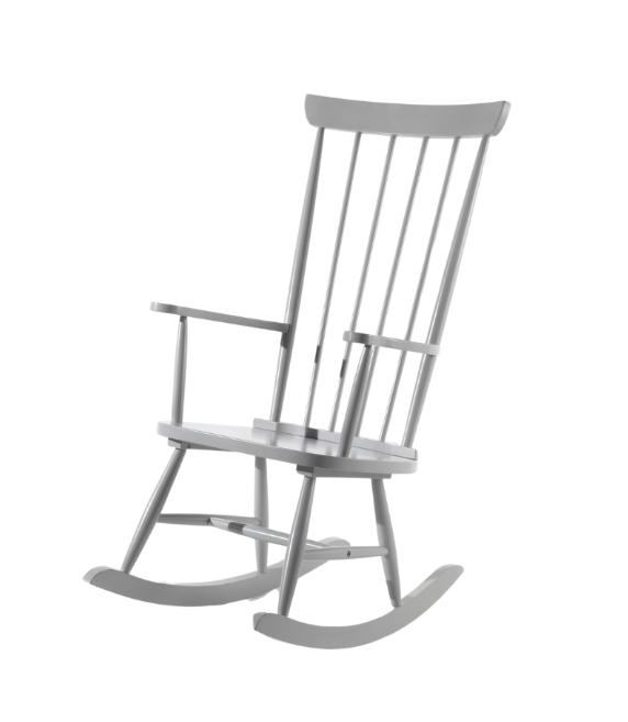 SCHOMMELSTOEL ROCKY GRIJS