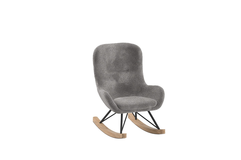 Jaxx | Schommelstoel Rocky Mini Antraciet Boucle