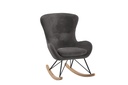 Vipack | Zetel Schommelstoel Rocky Boucle Antraciet