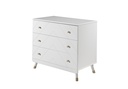 Vipack | Commode Billy 3 Laden Satin White