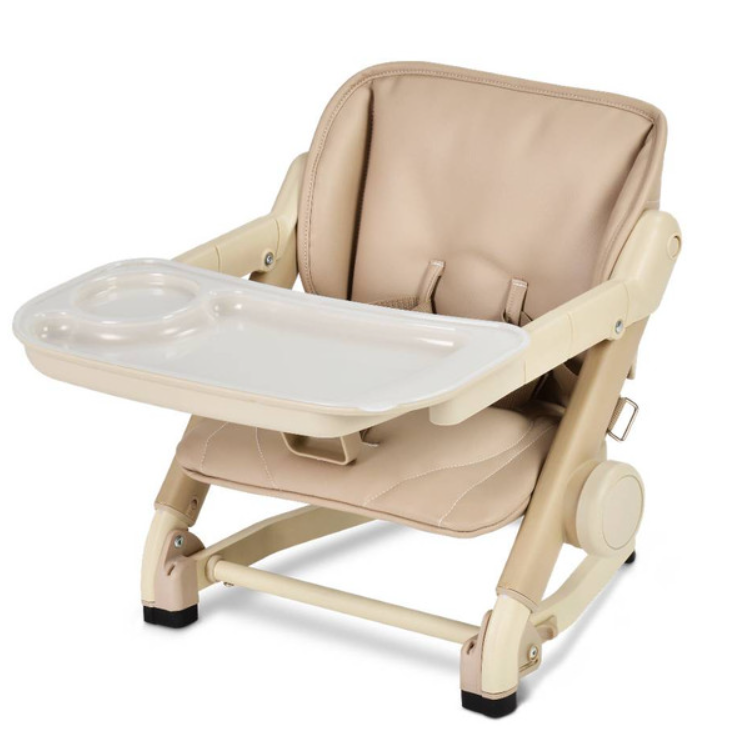 Unilove | Stoelverhoger Feedme Booster Seat Milk Tea
