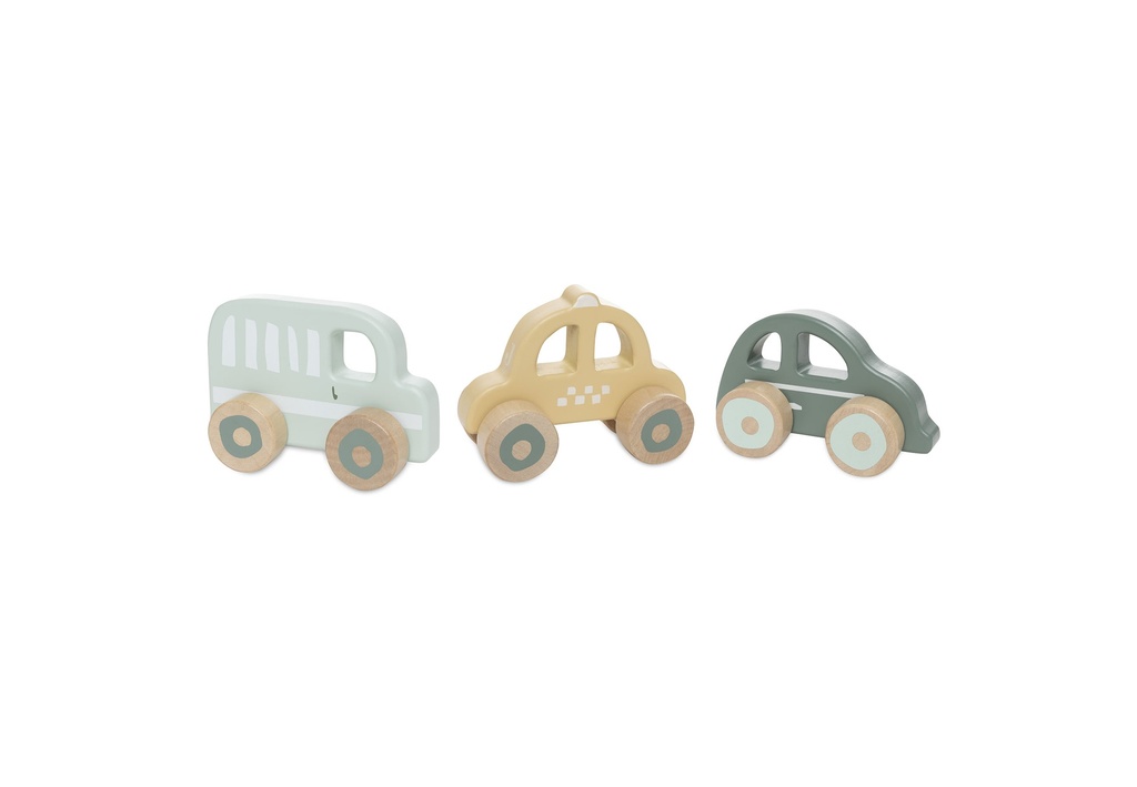 Jollein | Auto On The Go Hout  3-pack