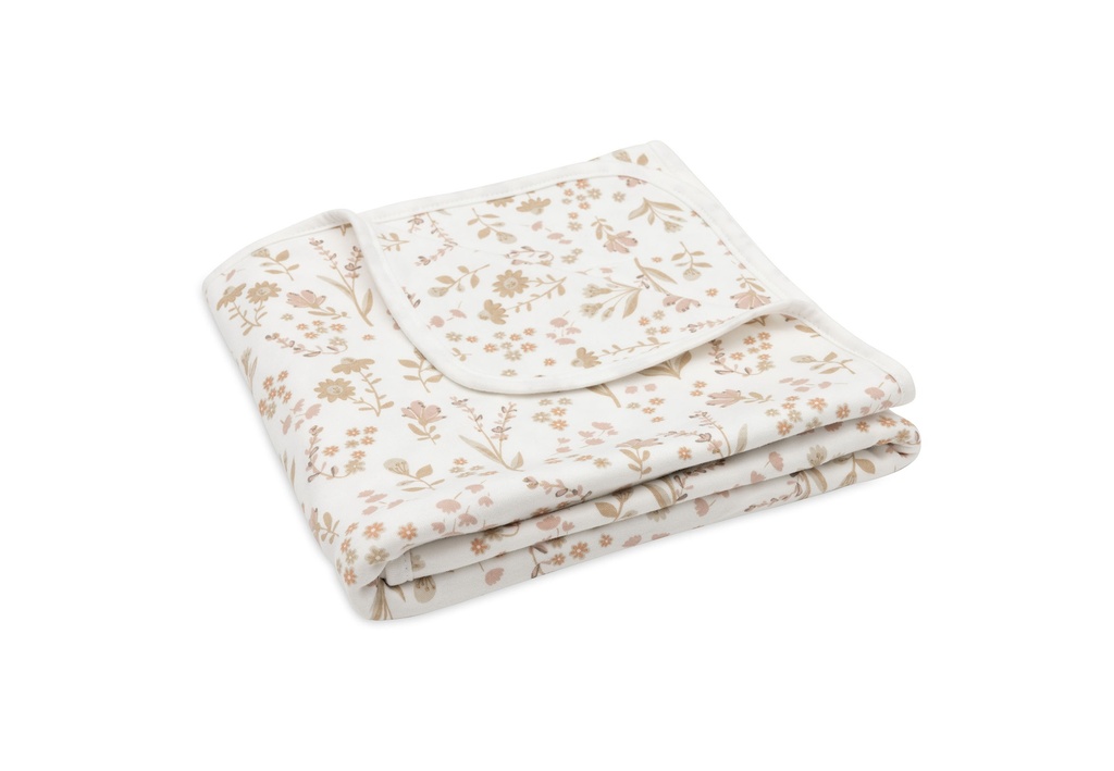 Jollein | Deken Wieg Bloomy Jersey 75x100cm 