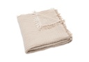 Jollein | Deken Ledikant Biscuit/Ivory  Fringe Stripe 120x120cm