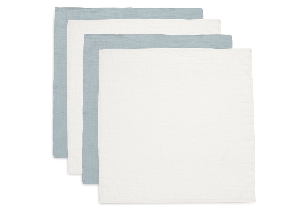 Jollein | Tetra Doek Green/Ivory Small 70x70cm Sea 4-pack