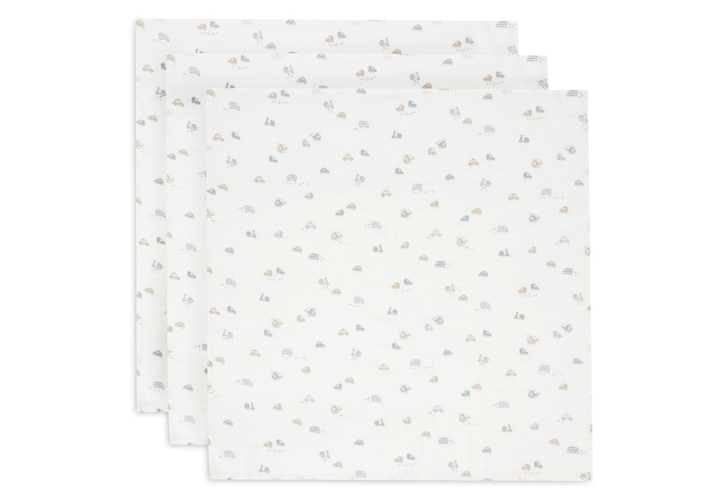 Jollein | Tetra Doek On The Go Small 70x70cm 3-pack