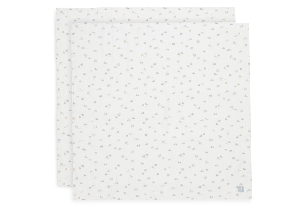Jollein | Tetra Doek On The Go Large 115x115cm 2-pack