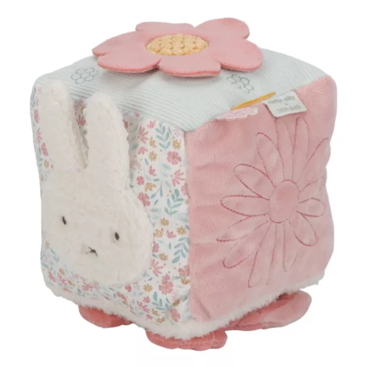 Little Dutch | Ativiteitenkubus Nijntje Lucky Blossom Textiel Roze