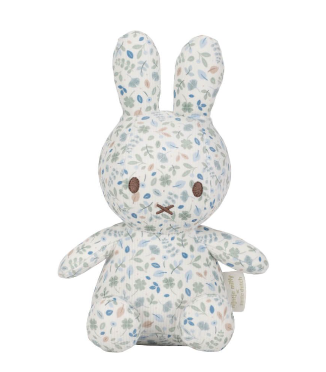 Little Dutch | Knuffel Nijntje Lucky Leaves Blauw 20cm