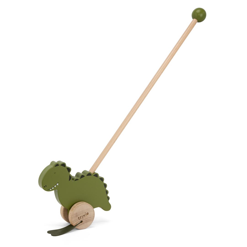 Trixie | Duwfiguur Mr. Dino Hout Groen