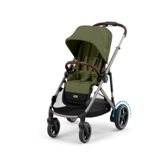 Cybex | Wandelwagen e-Gazelle S Moss Green Frame Taupe Alu