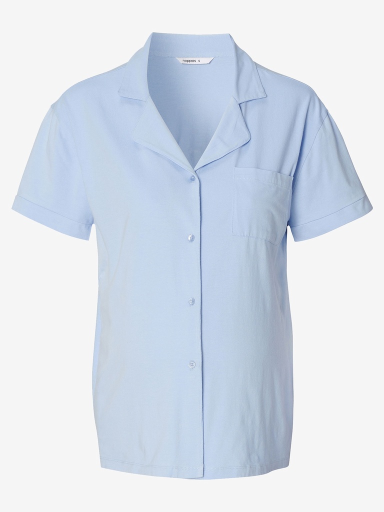 Noppies Maternity | T-shirt Neero Nursing Jersey Pyjama Top Light Sky