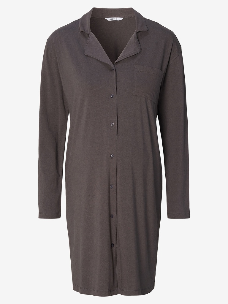 Noppies Maternity | Jurk Maiko Nursing Jersey Pyjama Dress Forged Iron