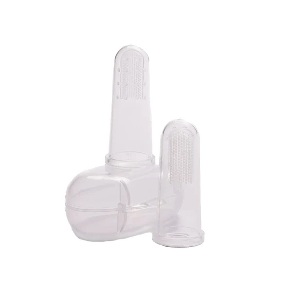 Babyton | Tandenborstel Silicone Vingertandenborstel 2-pack