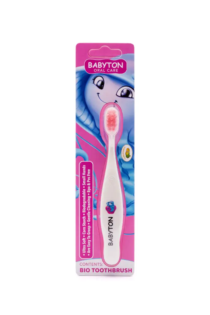Babyton | Tandenborstel Bio Tandenborstel Zachte Haartjes Kwal