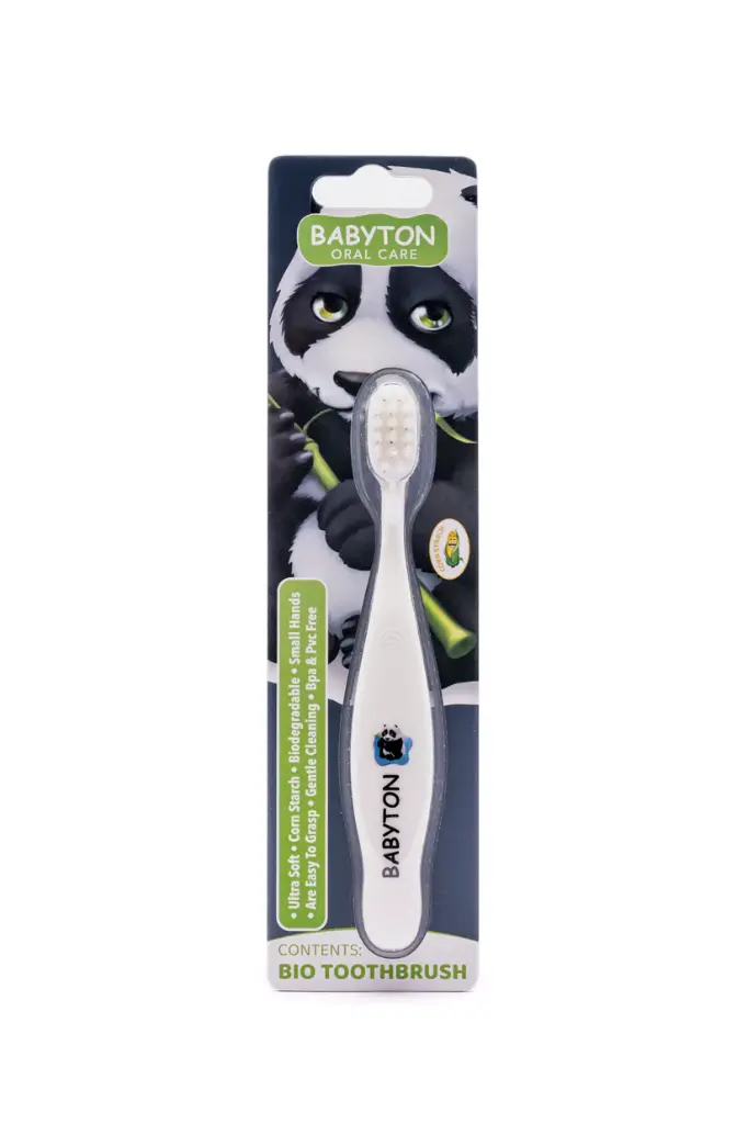 Babyton | Tandenborstel Bio Tandenborstel Zachte Haartjes Panda