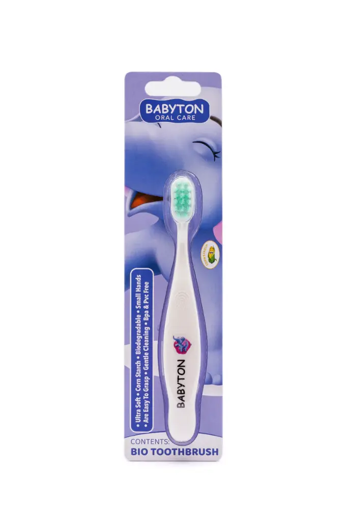 Babyton | Tandenborstel Bio Tandenborstel Zachte Haartjes Olifant