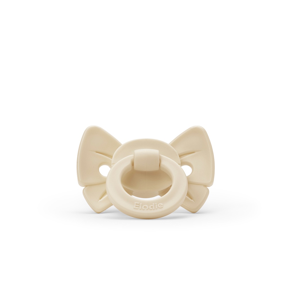 Elodie | Fopspeen Oat White +3m Siliconen Haverwit