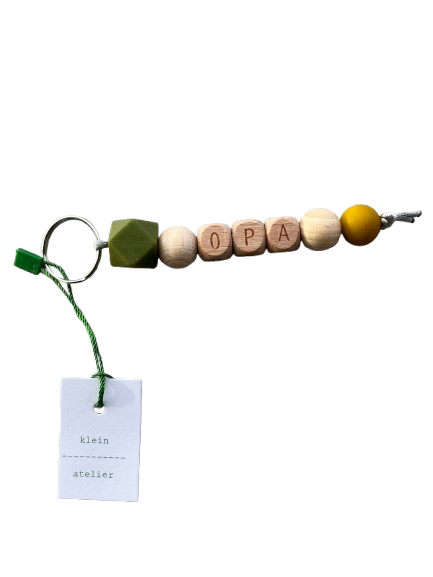 Klein Atelier | Sleutelhanger OPA Khaki/Mustard 