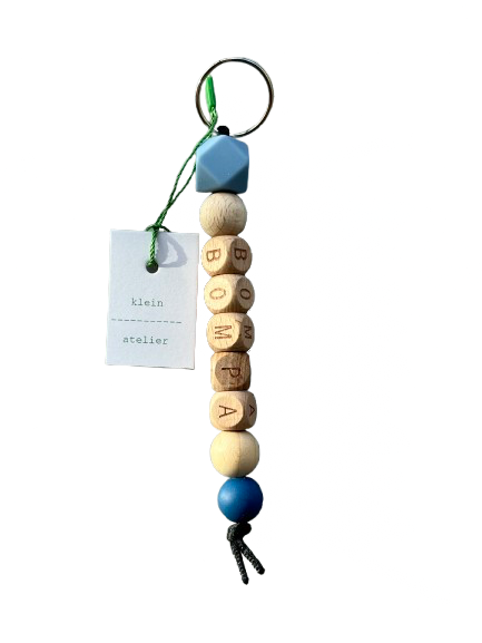 Klein Atelier | Sleutelhanger BOMPA Powder Blue/Niagara
