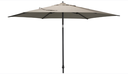 4SO | Parasol Azzurro Taupe Ø300cm 195g/m² Doek:100% Solefin UFP 50+ Verstelb in Hoogte Tilt: 2 Richtingen