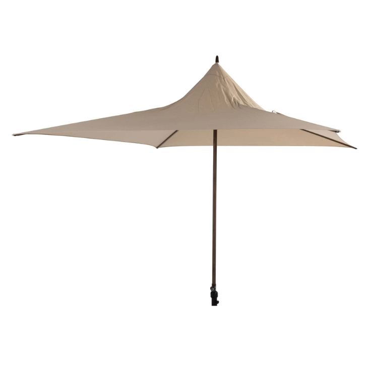 4SO | Parasol Vivenda Wenge Frame Beach 195g/m2 Doek:100% Solefin 270x270cm