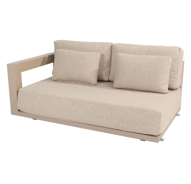 4SO | Lounge Zetel Metropolitan 2,5 Seater Bench 2,5-Zit Rechter Arm met 5 Kussens 