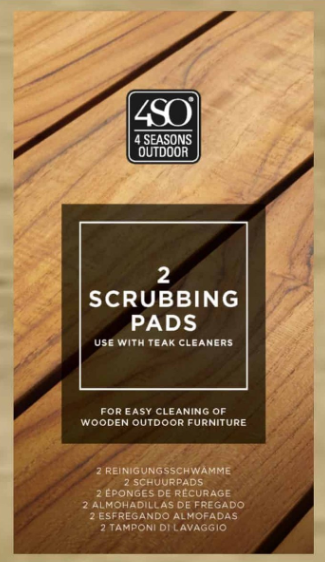 4SO | Onderhoudsprodukt Pads Green Sponsjes vr Teak Cleaner 2-pack