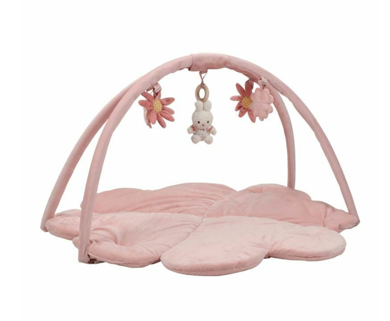 Little Dutch | Speeltapijt met Speelboog Nijntje Lucky Blossom Roze +0m