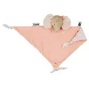 Nattou | Knuffeldoek Flo,Ernest&Oli Olifant Oli Roze 40cm