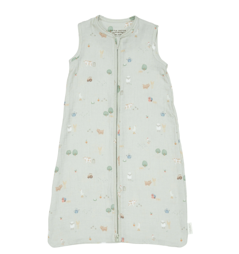 Little Dutch | Slaapzak Farm Groen 70cm