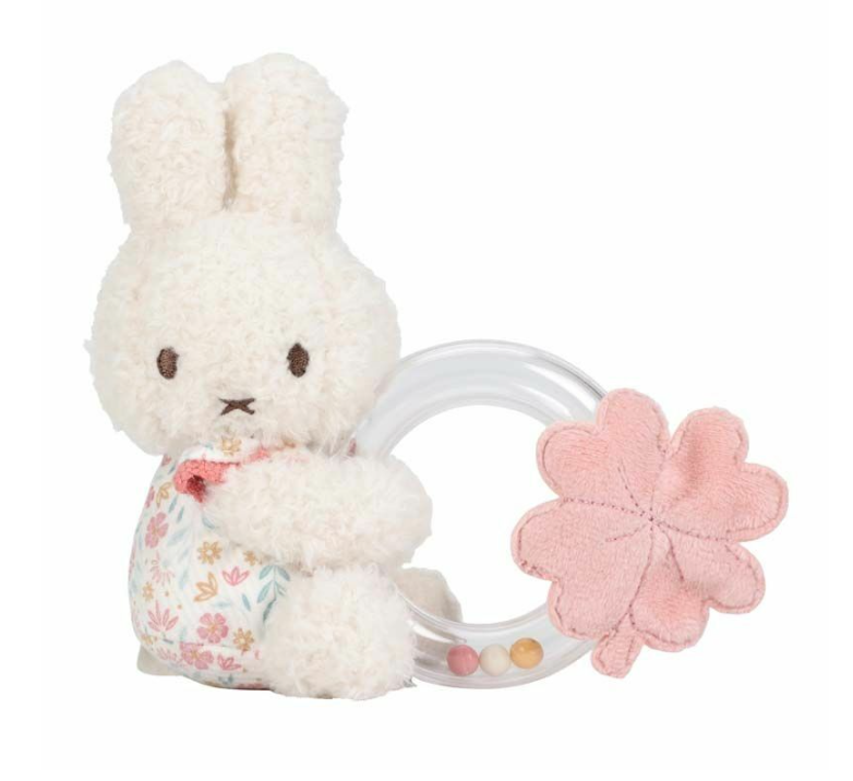 Little Dutch | Rammelaar Nijntje Lucky Blossom Ringrammelaar Roze