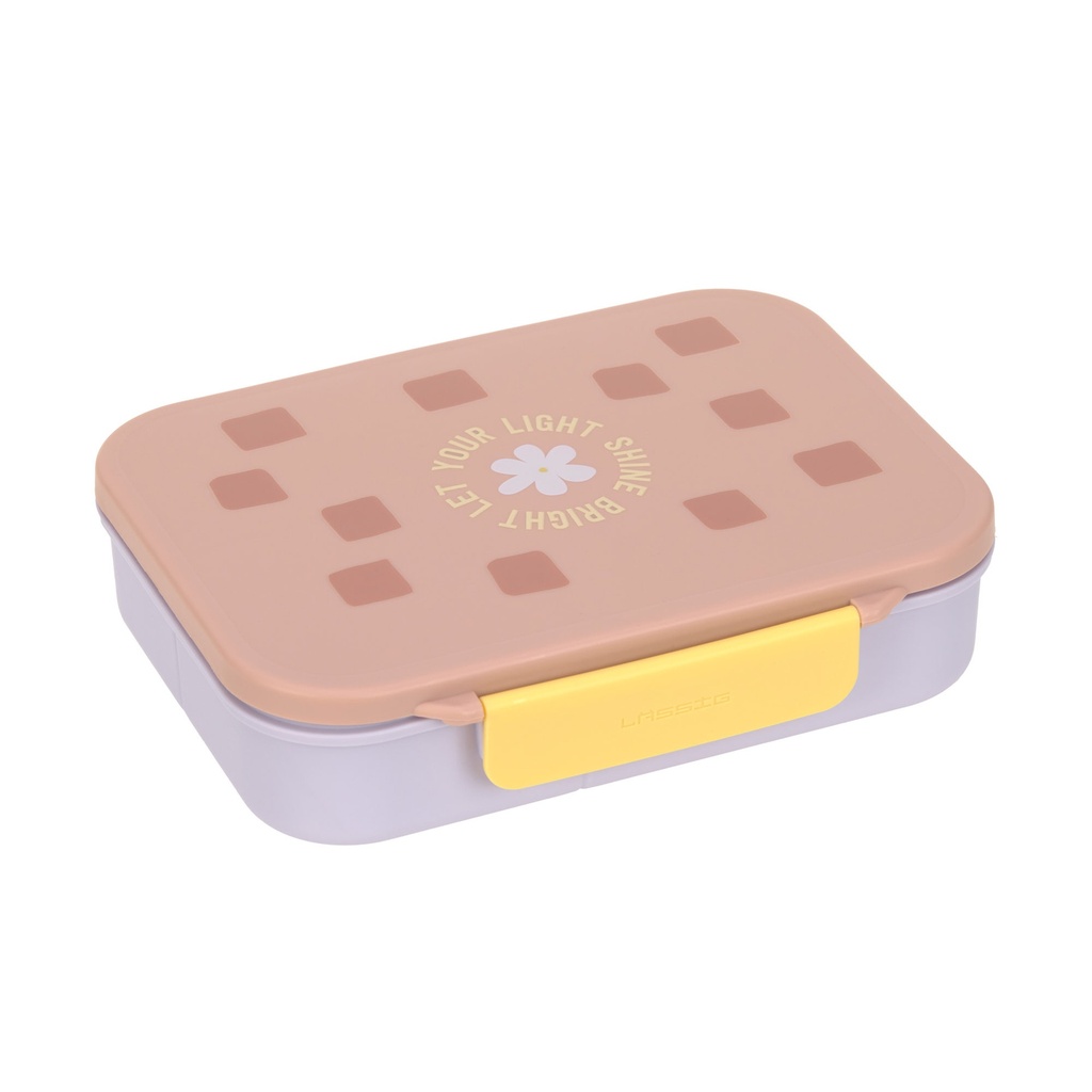 Laessig | Brooddoos Bento- Lunchbox Party Roos/Lila