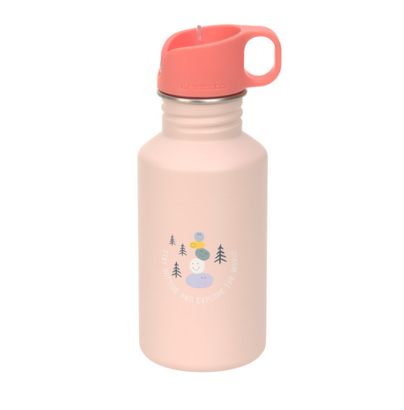 Laessig | Drinkfles Sunny Explorer RVS Roze/Pink 500ml