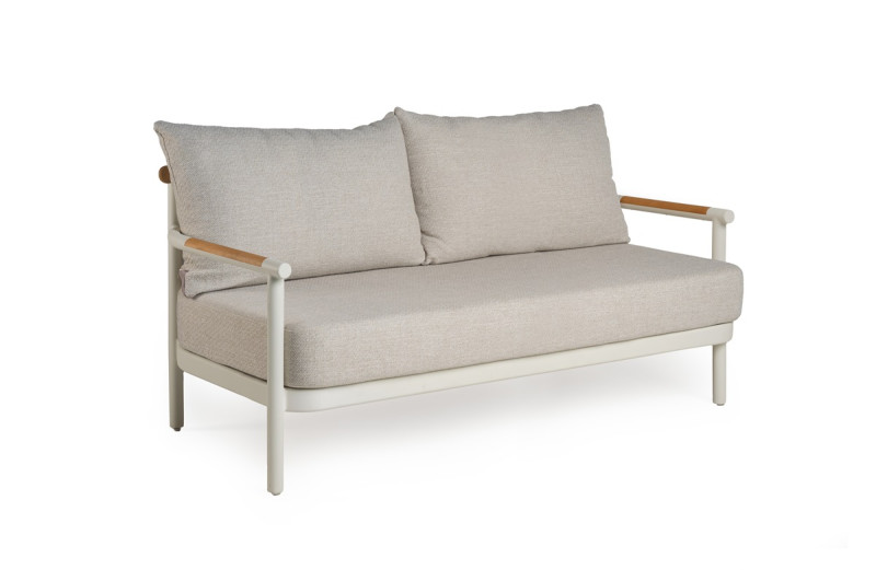 Tierra | Lounge Zetel Hiuri Lounge 3-Seater Creme White 217x84x76,5 cm