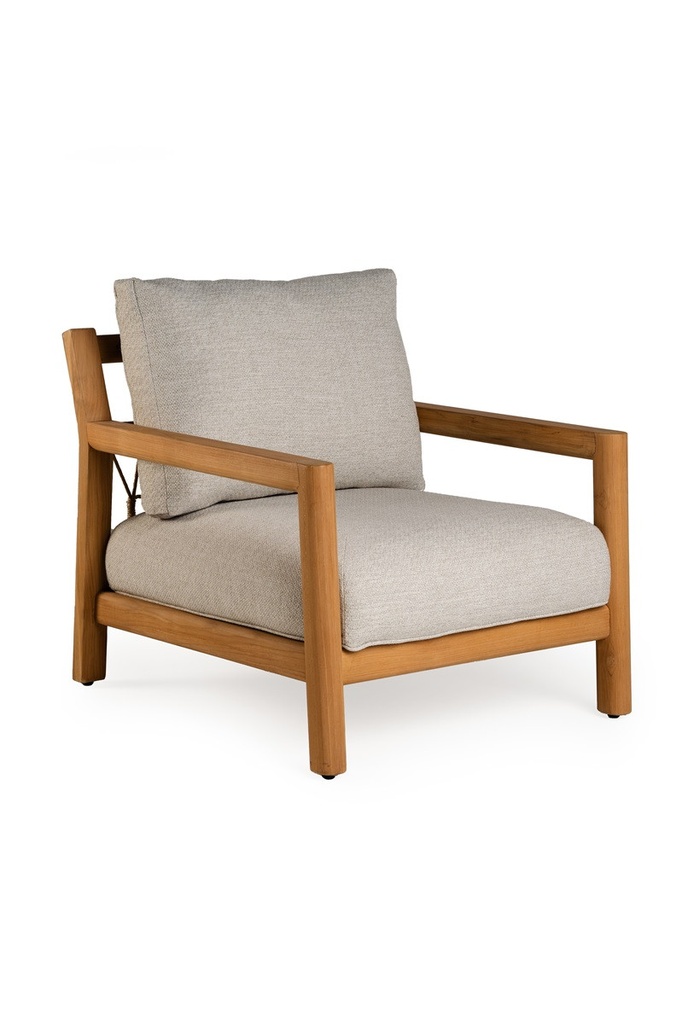 Tierra | Lounge Stoel Oasis Teak Lounge Chair 77x92x75cm