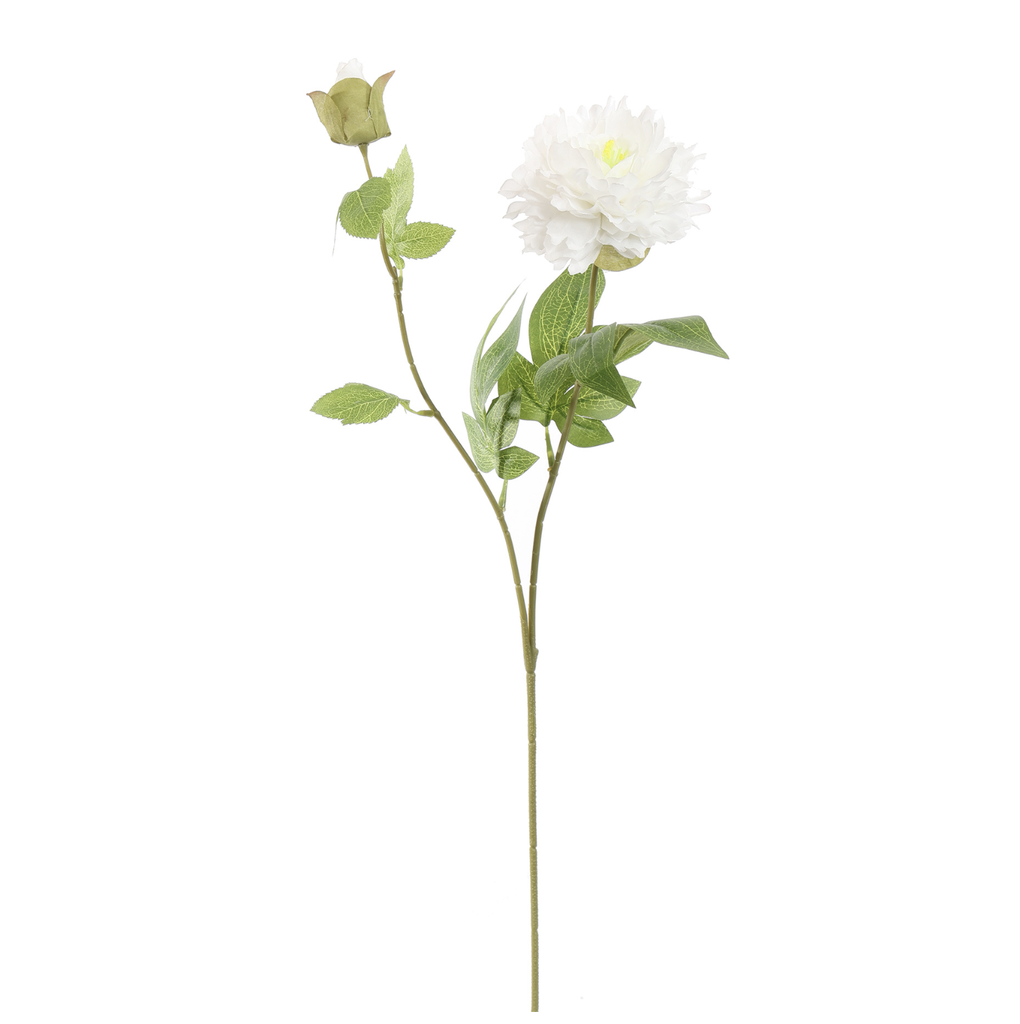 Jasaco | Sierbloem Mini Peony Cream 65cm