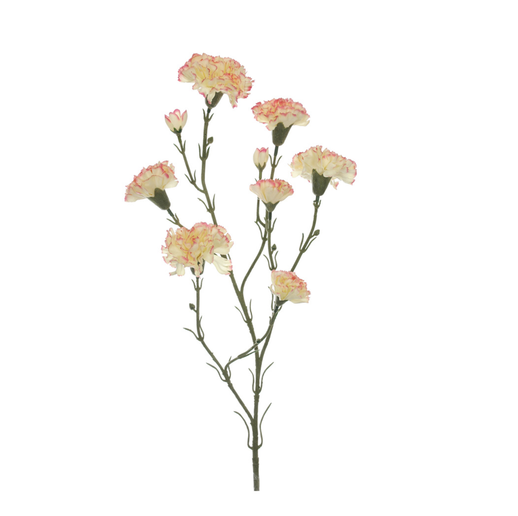 Jasaco |  CARNATION SPRAY X 3 71CM YELLOW PINK