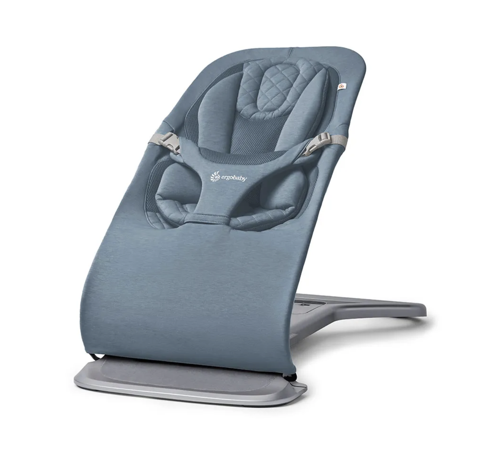 Ergobaby | Relax Evolve Bouncer Oxford Blue
