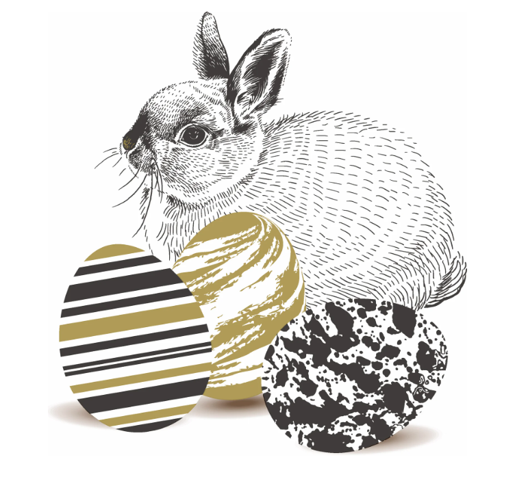 Duni | Servetten Marbled Eggs 3-laags 33x33cm