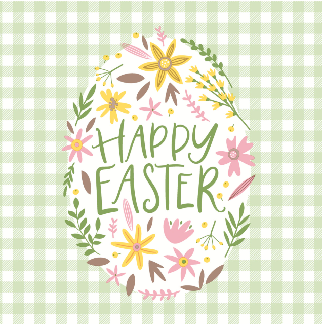 Duni | Servetten Happy Easter 3-laags 33x33cm