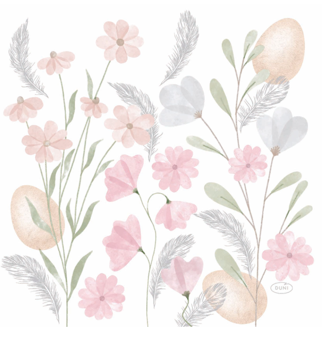 Duni | Servetten Soft Easter 3-laags 33x33cm