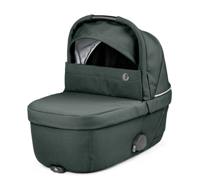 Peg Perego | Draagmand Culla Belvedere vr Wandelwagen Veloce TC Metal Groengrijs