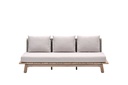 Garden Imp. | Lounge Lunar 3-zits Bank Acacia White Wash/Rope Taupe/Grey Sand