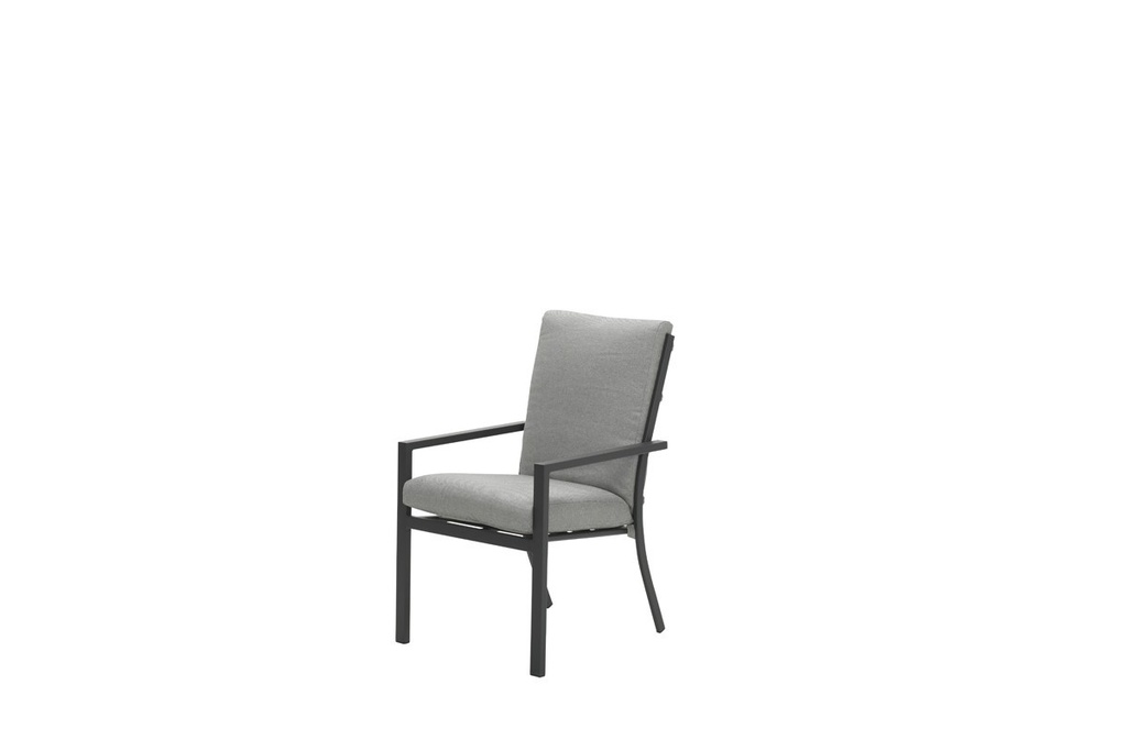 Garden Imp. | Tuinstoel Sergio Dining Fauteuil Carbon Black/Licht Grijs