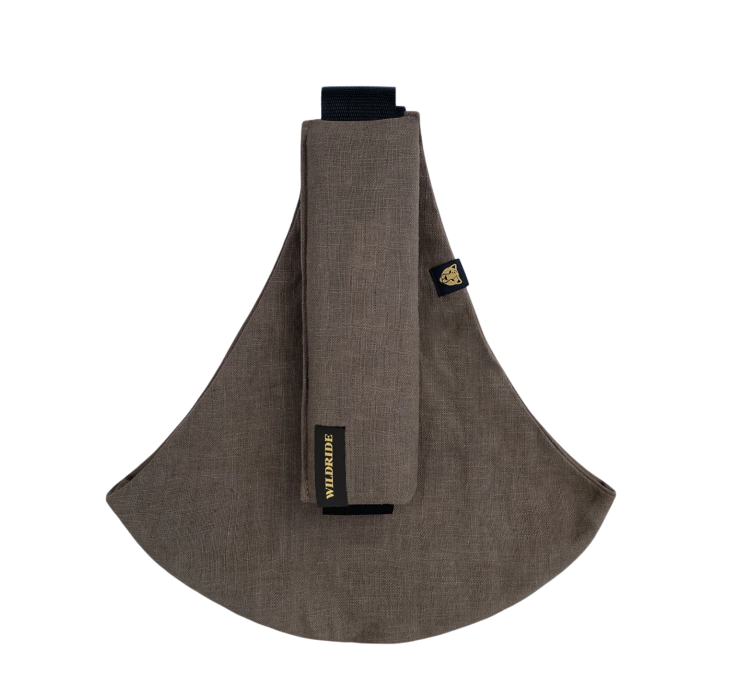 Wildride | Draagzak Toddler Carrier Linnen Collection Brown