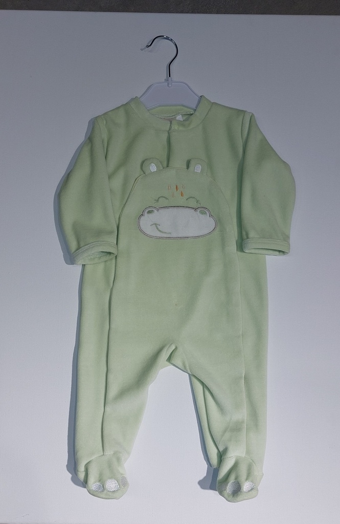 Picco Mini | Pyjama Safari Groen Velours