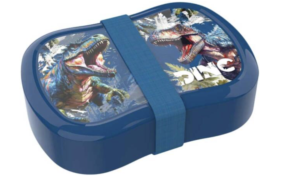 Lunch Buddies | Brooddoos T-Rex Blauw 185x185x68mm