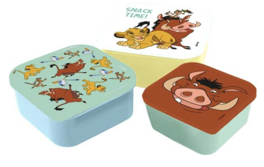 Lion King | Bewaarpotje Snack Time 3-pack