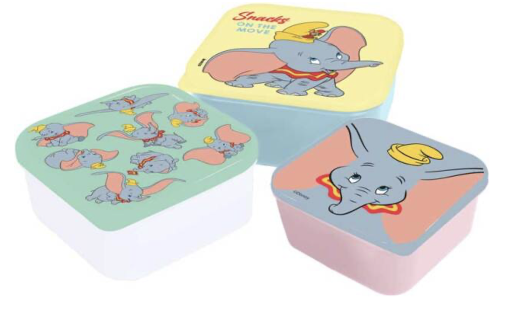 Dumbo | Bewaarpotje Snacks On The Move 3-pack
